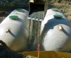 Three 12,000 gallon septic tanks